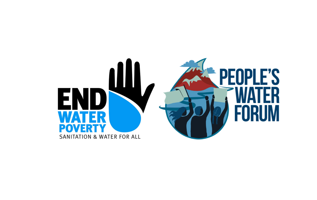 Logo du End Water Poverty et du People's Water Forum